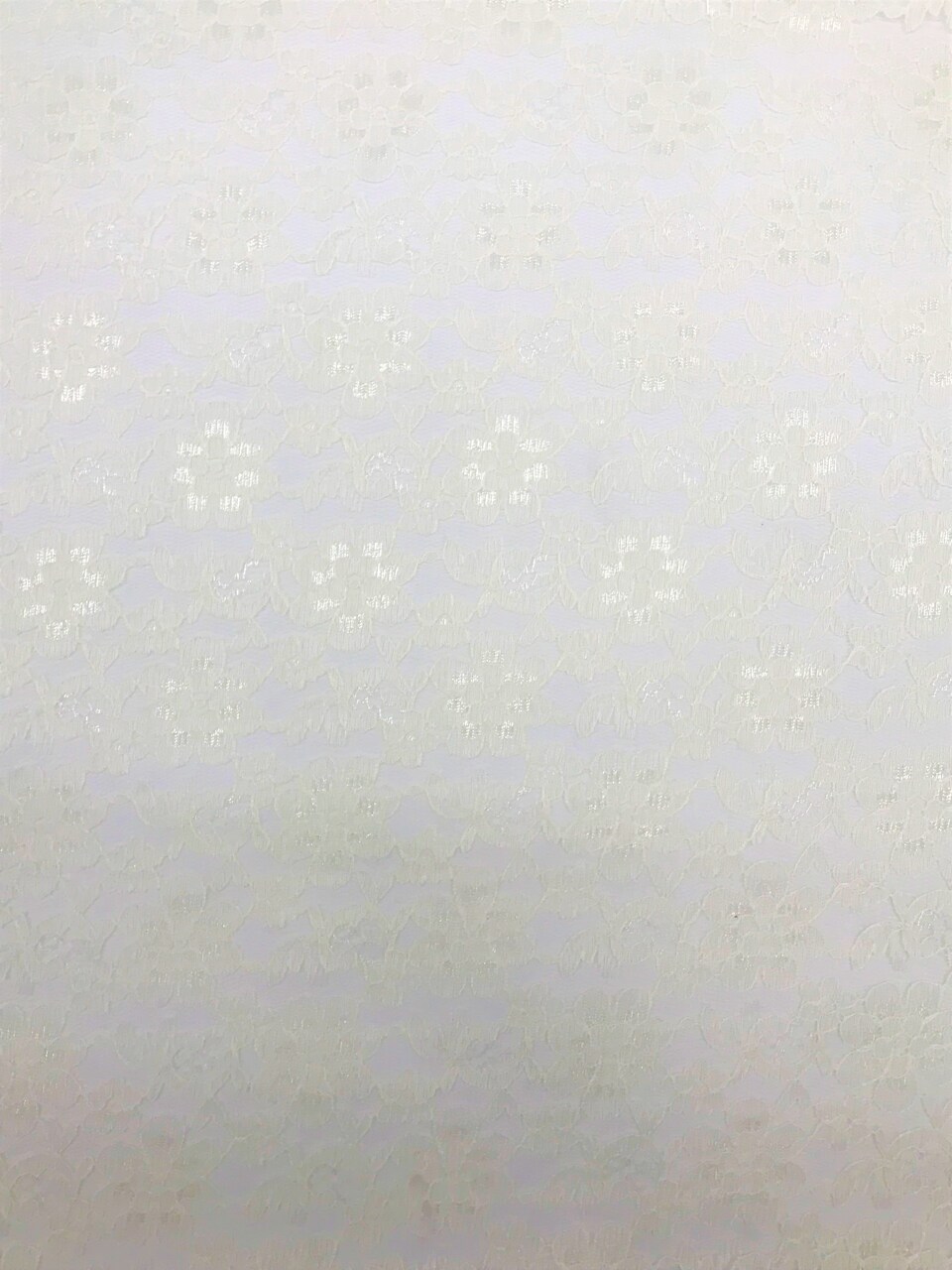 1 Yard Ivory Rachelle Lace Fabric Elegant Sheer Floral Lace for Bridal, Craft & Décor 58″-60″ Wide